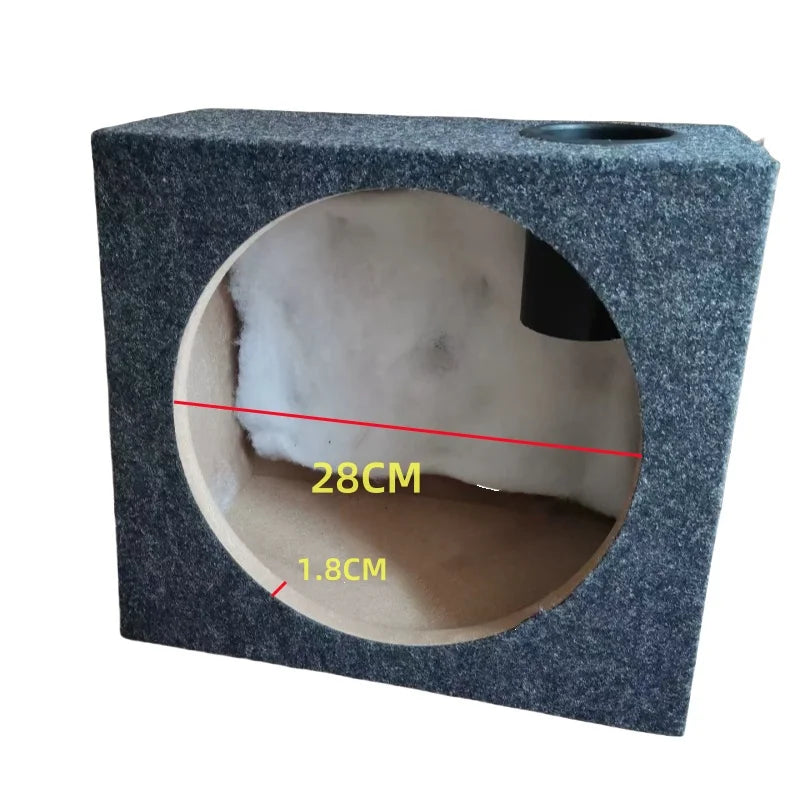 Car Trunk 12inch Subwoofer Trapezoidal Speaker Horn Container