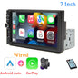 Hippcron 7“ 1 Din Car Radio Carplay Android Auto Multimedia Player HD Touch Screen Bluetooth MirrorLink Autoradio FM AUX Input