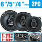 1Pair 4/5/6 Inch 3-Way Car HiFi Coaxial Speaker 280W/320W/400W Auto Music Stereo Universal Car Door Full Range Speakers Woofer