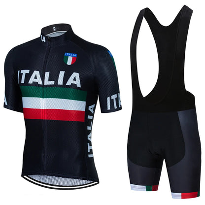 UAE Cycling Jersey Set 2026 Man's Team Short Sleeve Cycling Clothing MTB Bike Uniform Maillot Ropa Ciclismo Summer Bicycle Wear