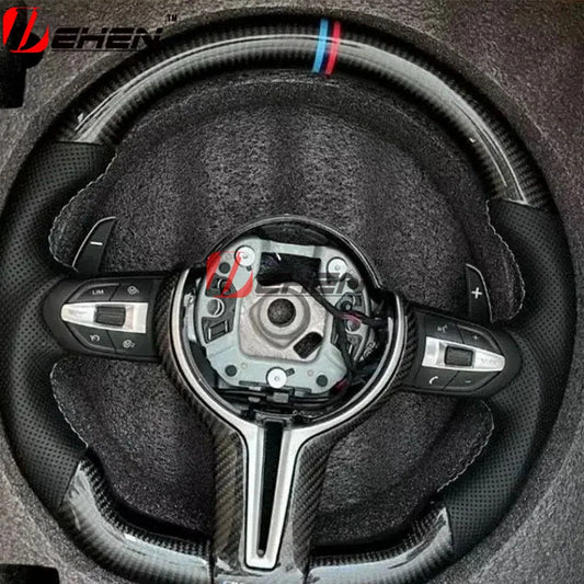 Carbon Fiber Sports Steering Wheel Suitable for BMW F-Series M3 M5 M6 F20 F22 F23 F30 F33 F34 X1 F48 F15 F16 F25 F10 F07F80 F87