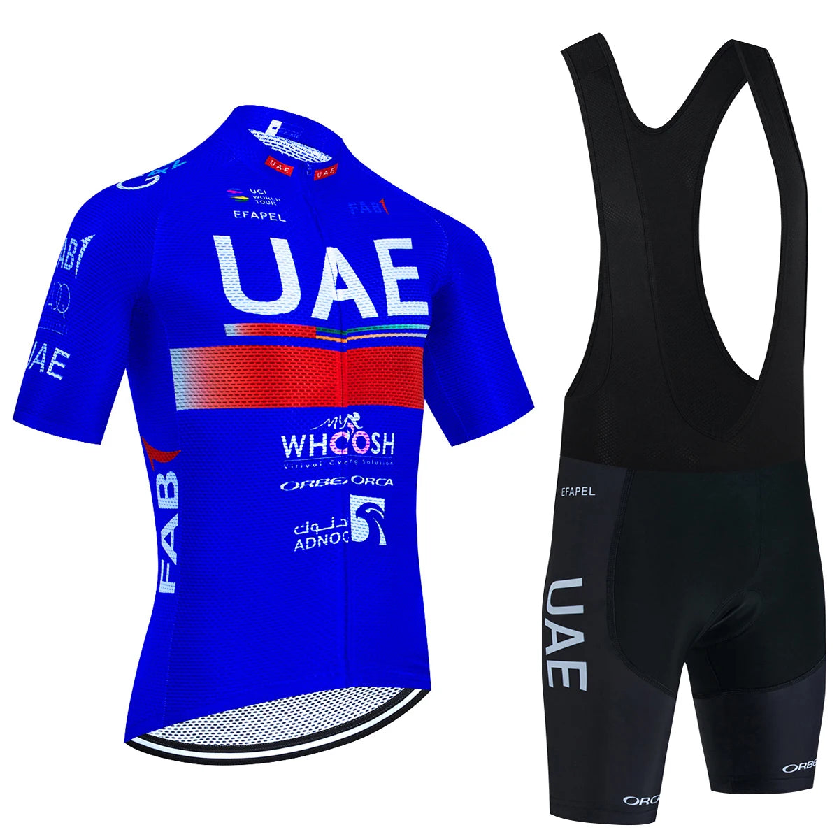UAE Cycling Jersey Set 2026 Man's Team Short Sleeve Cycling Clothing MTB Bike Uniform Maillot Ropa Ciclismo Summer Bicycle Wear