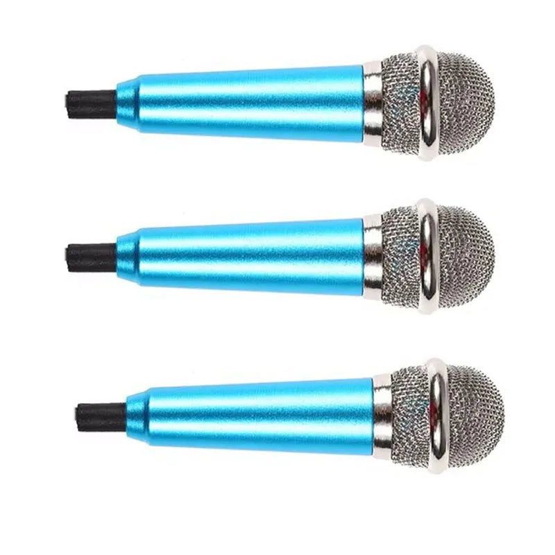 1/2/3pcs Newest Mini Jack 3.5mm Studio Lavalier Professional Microphone Handheld Mic For Computer For IPhone Ipad Karaoke