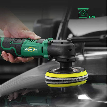12V Cordless Car Polisher 2.0Ah Lithium Battery Variable 5-Speed Buffer Polishing Machine Kit for Car Waxing Floor Scrubbing