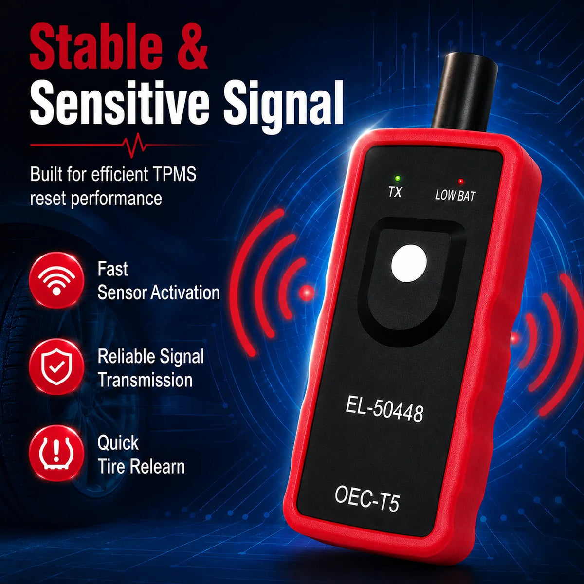 2PCS V500 OBD2 Scanner & BT172 Car Battery Tester Kit Engine Fault Code Reader Eraser Live Data Diagnostic Tool Battery Analyzer