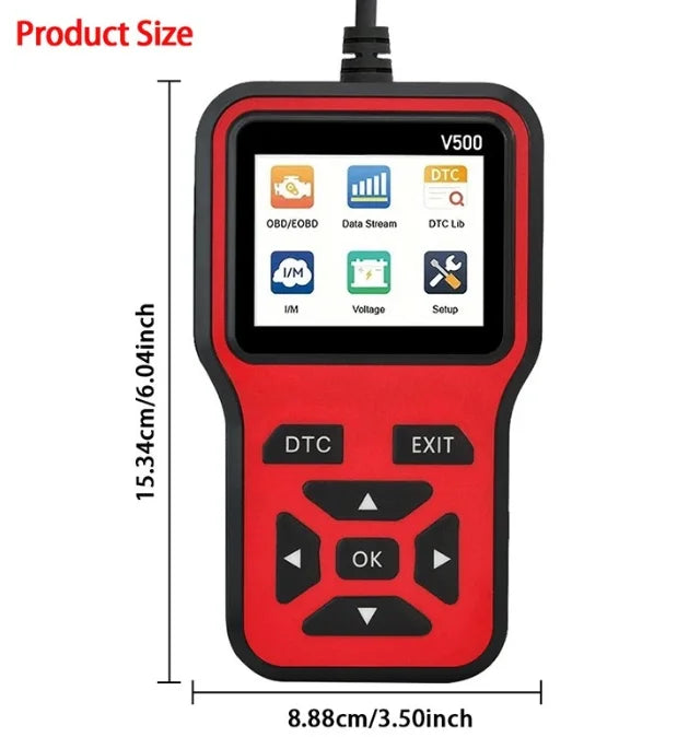Car OBD2 Scanner 2025 Universal Diagnostic Tool Code Reader Professional Machine Engine System Fault Diagnosis Battery Tester