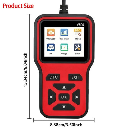 Car OBD2 Scanner 2025 Universal Diagnostic Tool Code Reader Professional Machine Engine System Fault Diagnosis Battery Tester