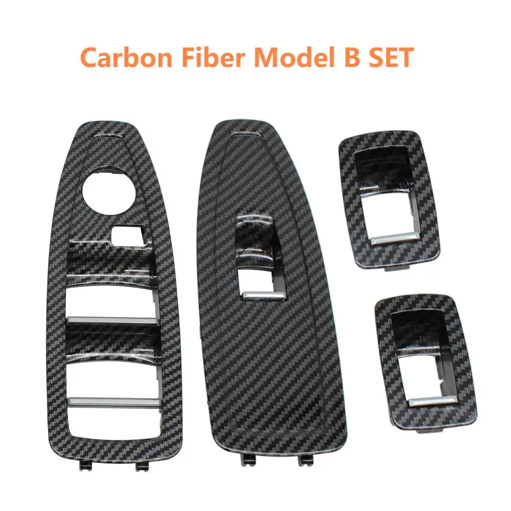 Carbon Fiber Interior Door Pull Handle with Handle Outer Cover Trim For BMW 3 4 Series M3 M4 F30 F34 F36 F32 F33 F80 F82 F83