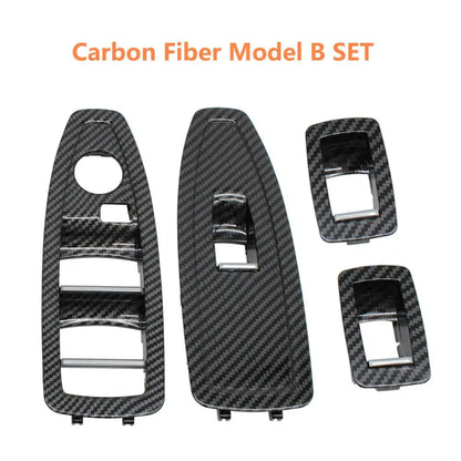 Carbon Fiber Interior Door Pull Handle with Handle Outer Cover Trim For BMW 3 4 Series M3 M4 F30 F34 F36 F32 F33 F80 F82 F83