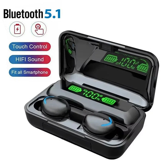 Wireless Earbuds Noise Reduction HiFi 3D Stereo In Ear Headphone With LED Power Display Waterproof Sports Bluetooth Earphones