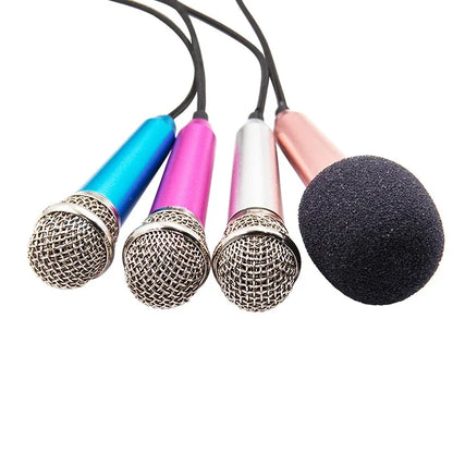1/2/3pcs Newest Mini Jack 3.5mm Studio Lavalier Professional Microphone Handheld Mic For Computer For IPhone Ipad Karaoke